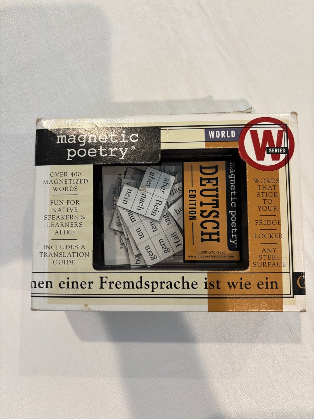 World Series - Deutsch Edition Magnetic Word Kit